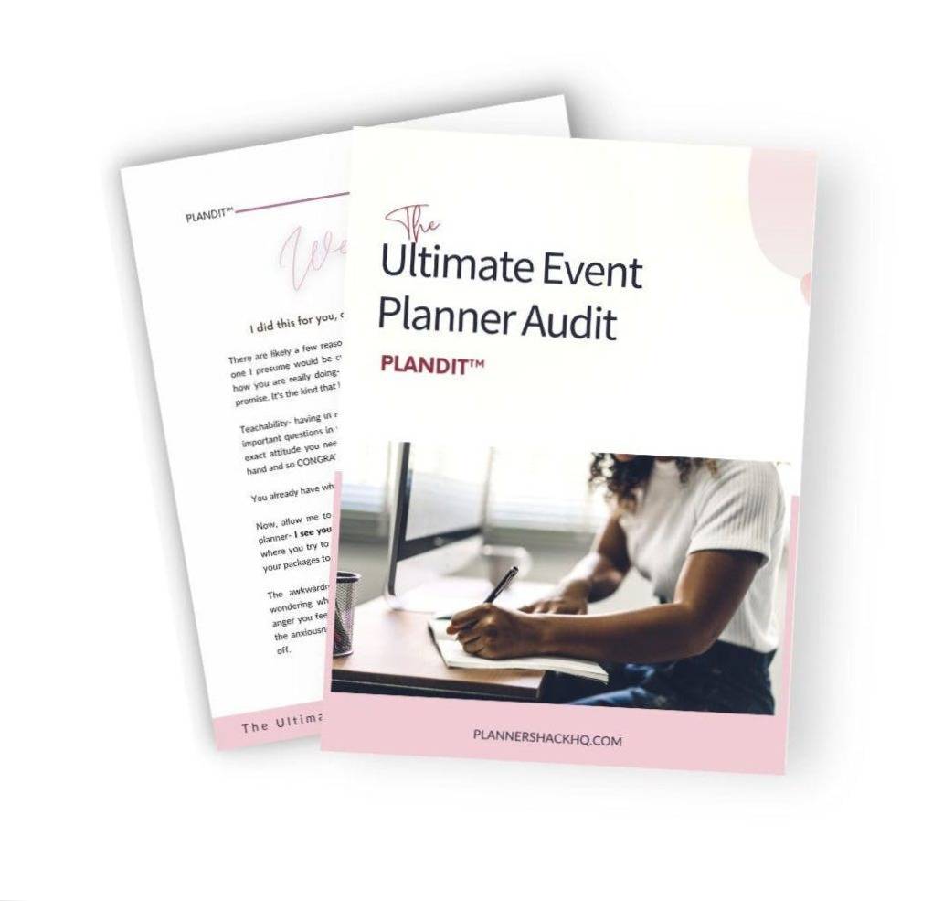 PLANDIT Ultimate Event Planner Audit cover